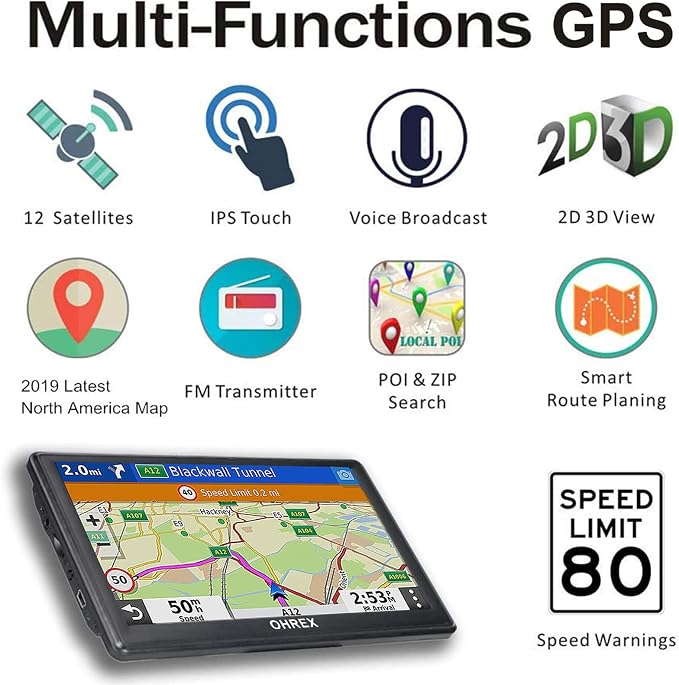 N900 GPS Navigator for Truck Car, 9 inch GPS Truck Driver Commercial, Trucker - Image 5
