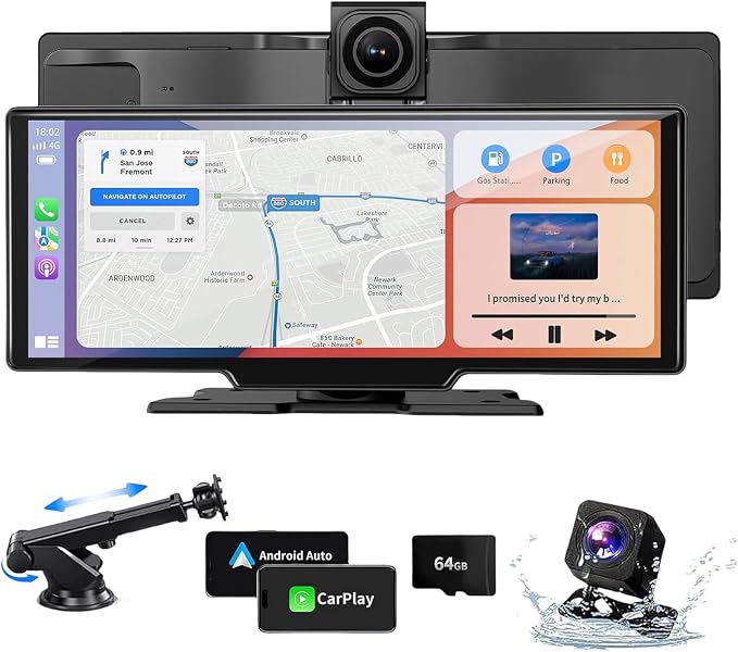 Wireless Car Stereo CarPlay Screen by Preshwous