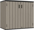 KINYING Outdoor Horizontal Storage Sheds, Outdoor Storage Cabinet Waterproof by KINYING