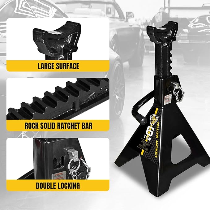 YELLOW JACKET Jack Stands 6 Ton - Image 4