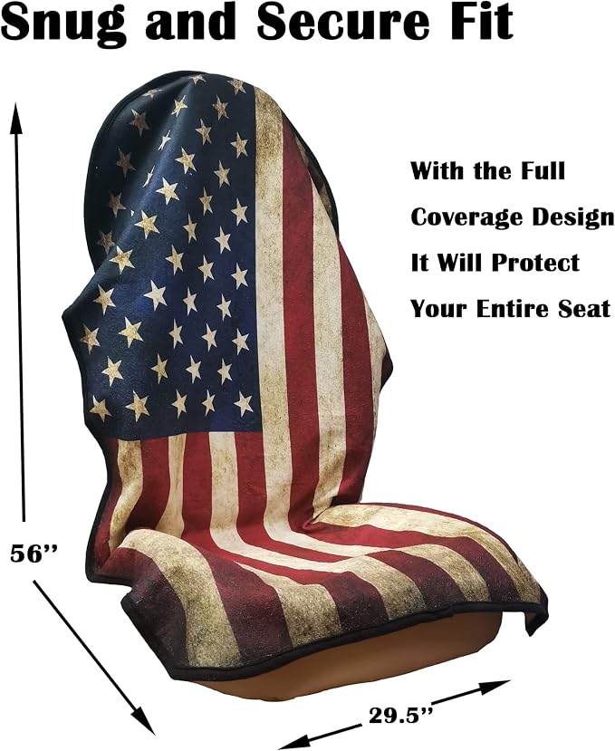 Car Seat Cover Protector Front Seats, - Image 3