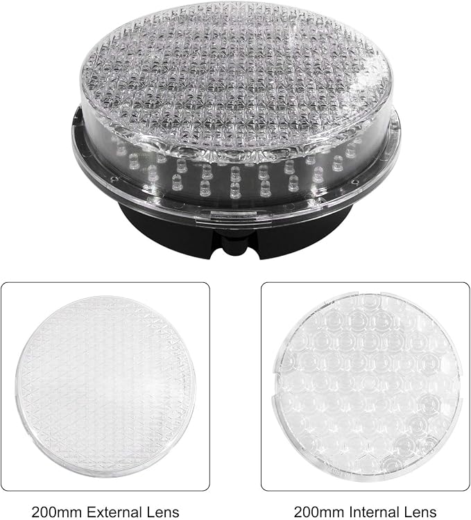 BBMI AC85-265V Red/Yellow 200mm Traffic Light, Stop and Go Light, Led Traffic - Image 7