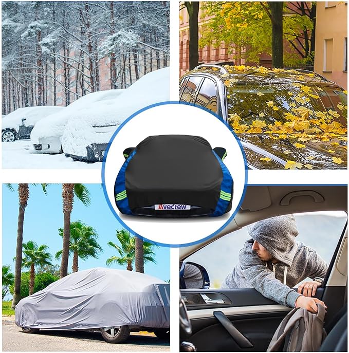 Avecrew Car Cover for Tesla Model 3 2017-2024, Custom Fit Full Exterior Cover - Image 5