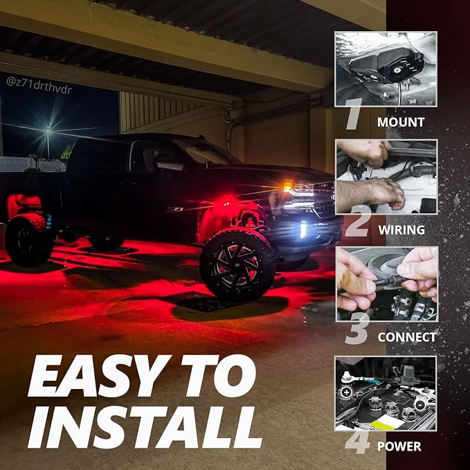OPT7 Quantum Pro RGBW LED Rock Lights - Image 6