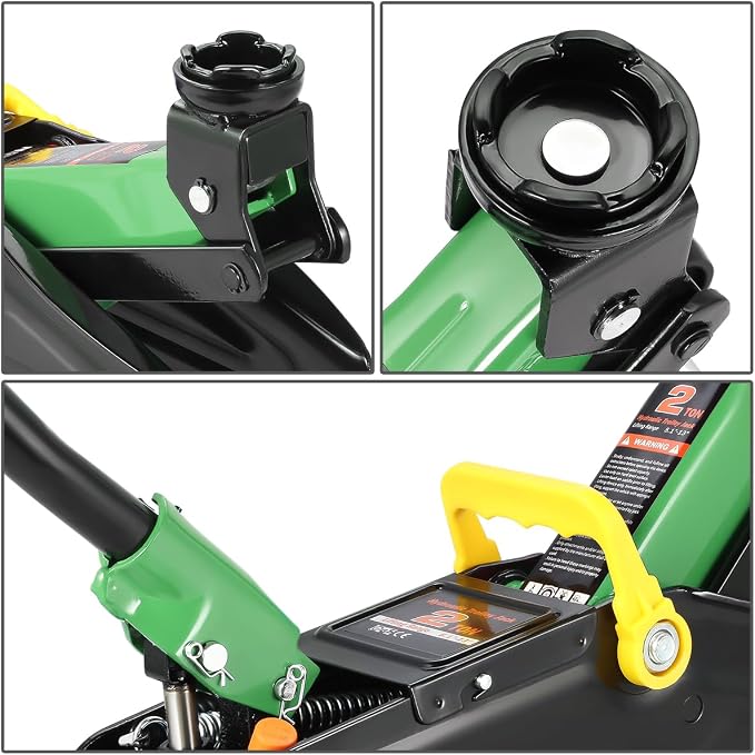 DNA MOTORING Low Profile Hydraulic Trolley Service/Floor Jack, 2 Ton Capacity - Image 3
