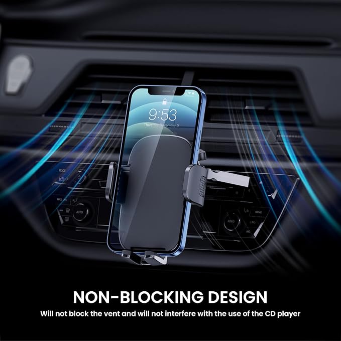Qifutan Metal CD Slot Phone Holder Mount - Image 5