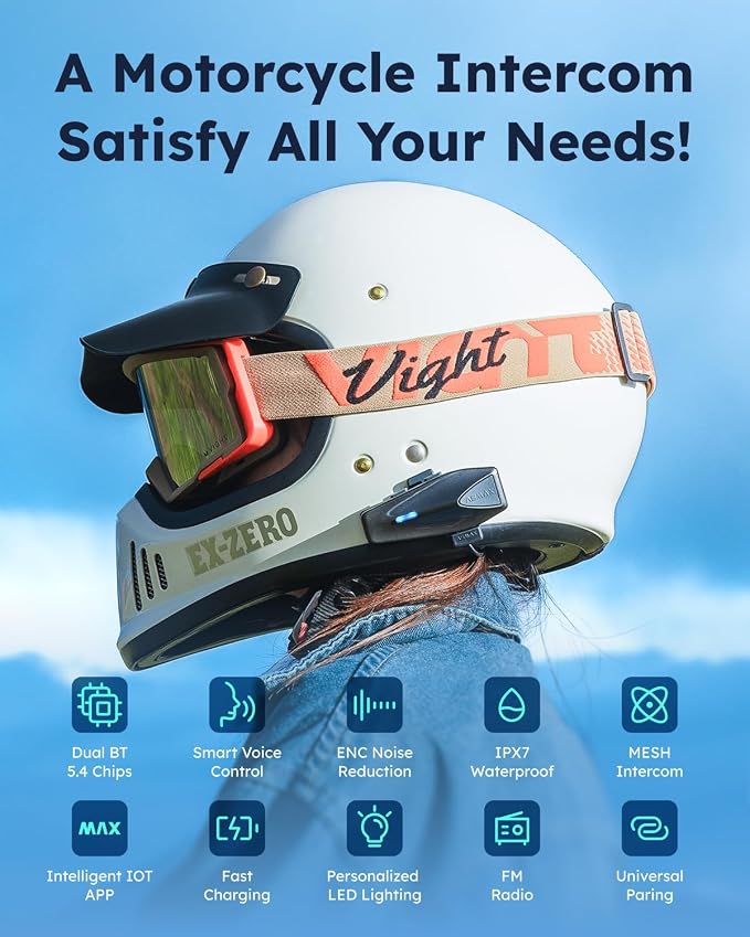 S1 Motorcycle Bluetooth Headset - Image 4