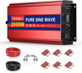 2000W Pure Sine Wave Inverter, 12V DC to 110V/120V AC Power Inverter by TAGEEBLU