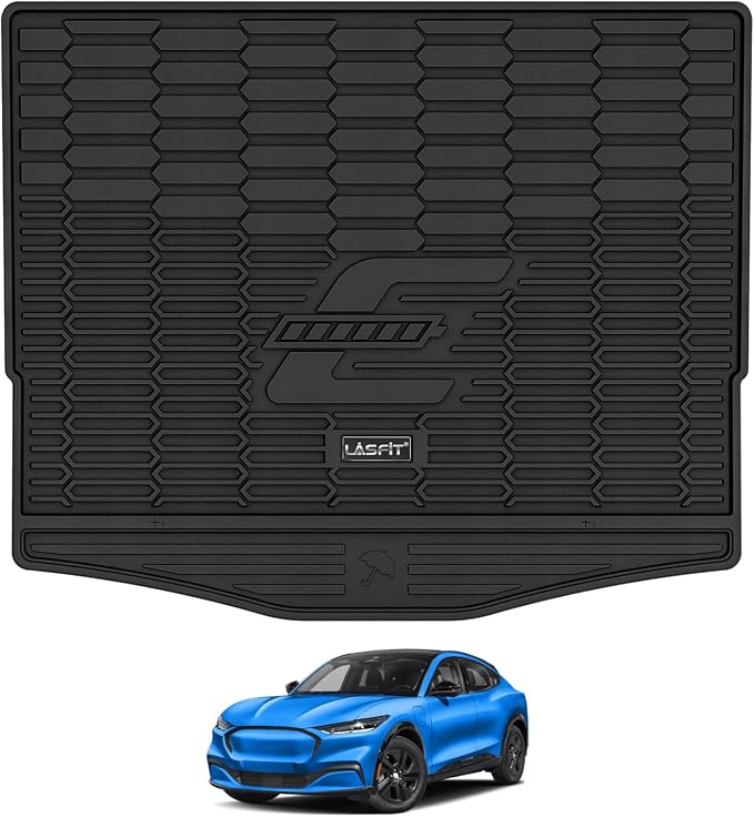 LASFIT Trunk Mat for Ford Mustang Mach-E 2021-2025 TPE All Weather Custom Fit - Image 9