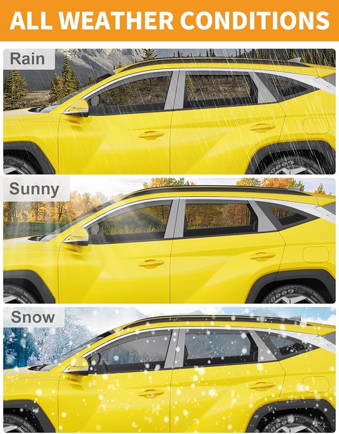 in-Channel Window Rain Guards Fit - Image 6