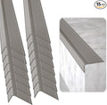 Rubber Bond Stair Edge Protector 36x2x1 inch Anti-Slip Stair Corner Trim Rubber by RUBBER+BOND