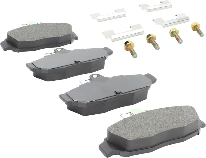 Premium Semi-Metallic Rear Brake Pads Compatible - Image 2