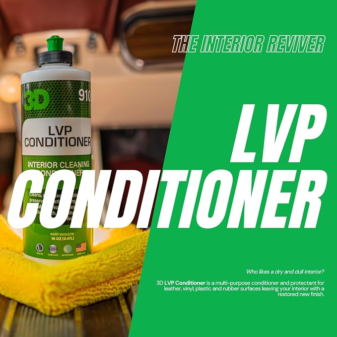 3D Leather, Vinyl & Plastic Conditioner | Restores, Conditions & Protects Car - Image 3
