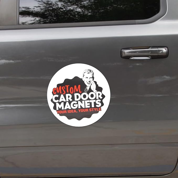 Custom Car Magnet Signs for Businesses 2 pk by Unknown