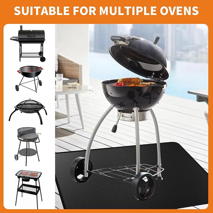 Heat Resistant Grill Mat, 25 x 20 inches Double-sided fireproof and waterproof - Image 7