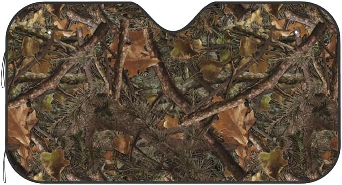 Camouflage Hunting Car Windshield Sunshade Front Window Sun Visor Protector - Image 9