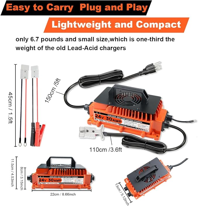 30A 24V Battery Charger 24 Volt Forklift Fast Charger - Image 7