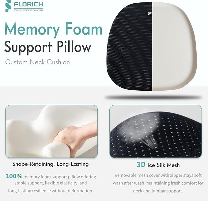 FLORICH Car Seat Cushion and Lumbar Support Pillow - Image 7