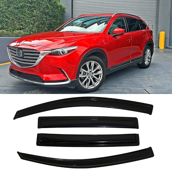 MA38 Side Window Visor Wind Vent Deflector fit by Puermto