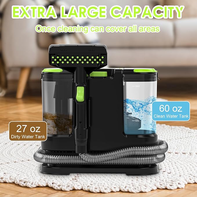 Portable Carpet & Upholstery Cleaner, Deep Cleaning - Image 5