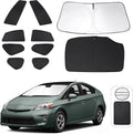 TINGLU Window Shades for Toyota Prius Hatchback 2010-2015 Accessories Full by TINGLU