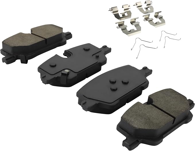 Premium Ceramic Rear Brake Pads Compatible - Image 2