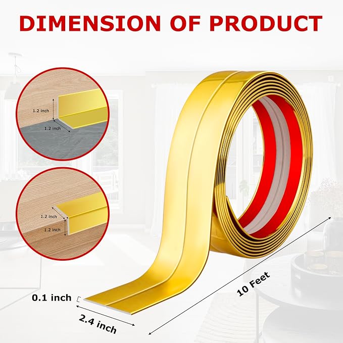 Flexible Wall Corner Protector Moulding Trim Peel and Stick Wall Corner Guards - Image 4
