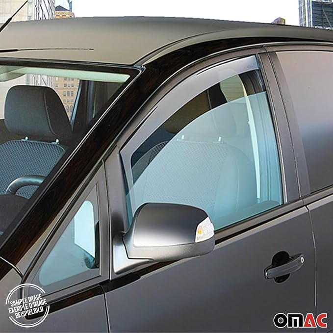 OMAC Front Bug Shield Hood Deflector & Window Visor - Image 3