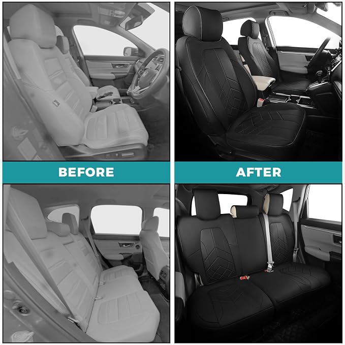 for Honda CRV Seat Covers Custom Fit 2017-2022 EXL EX LX Sport, Hybrid - Image 5