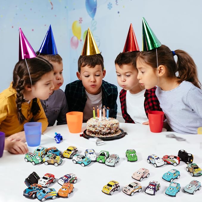 36PCS Mini Pull Back Cars for Kids Toddlers 3-5 4-8 Years Old, Race Cars Party - Image 7