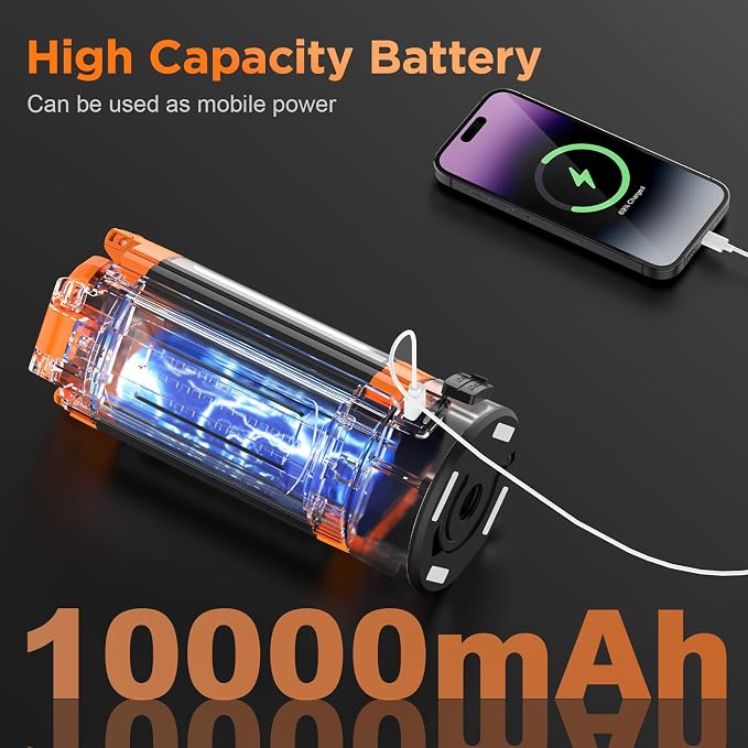 CAVN Rechargeable 10000mAh Camping Lights - Image 2