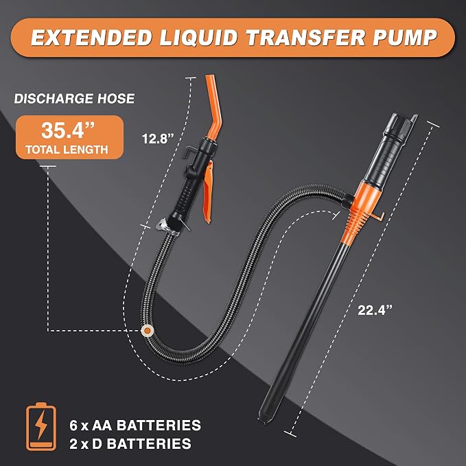 Portable Battery Operated Electric Fuel Transfer Pump, - Image 2