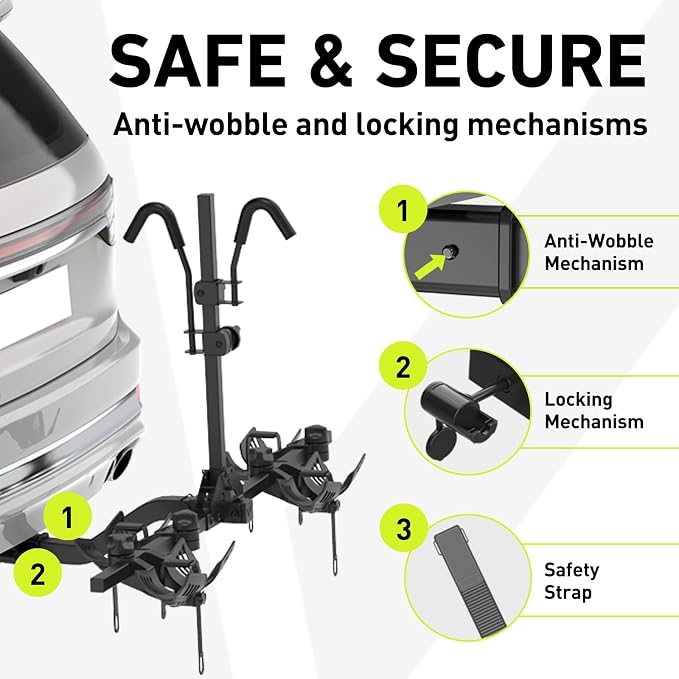 Vibrelli Hitch Bike Rack - Image 4