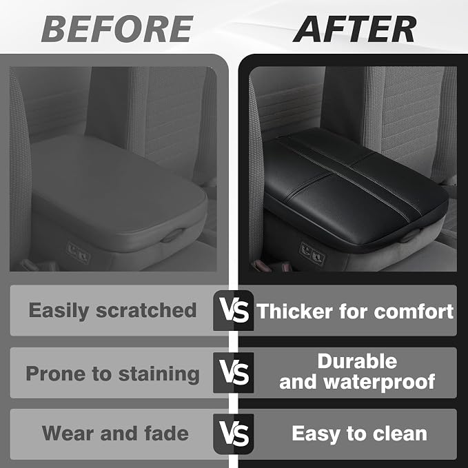 Muslogy Center Console Armrest Cover Compatible - Image 7