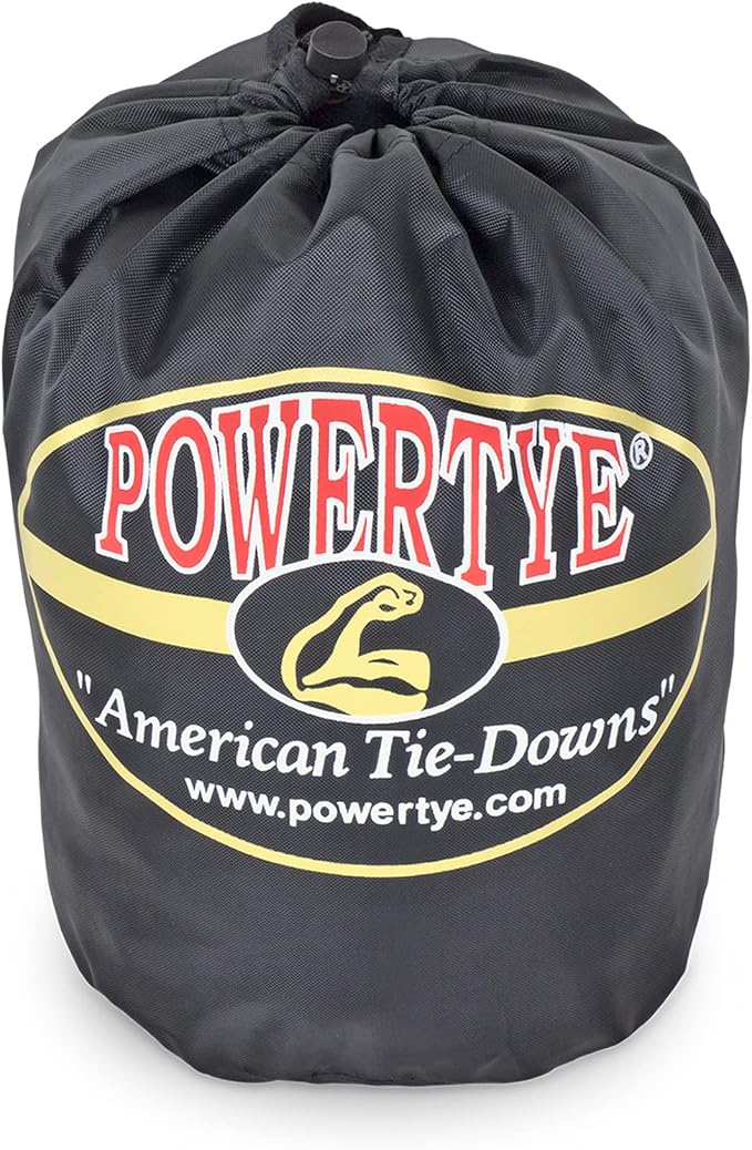 PowerTye - Made in USA - Extra Long Ratchet Tie Down Straps, Heavy Duty - Image 4