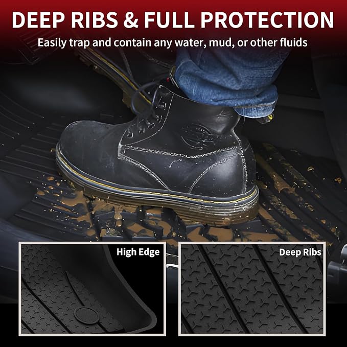 LASFIT Floor Mats for Mercedes Benz E Class E350 / E450 AMG / E53 2026 2025 2024 - Image 3