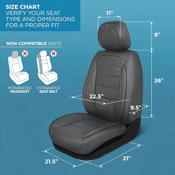 Elite Edition Faux Leather Seat Covers - Image 2