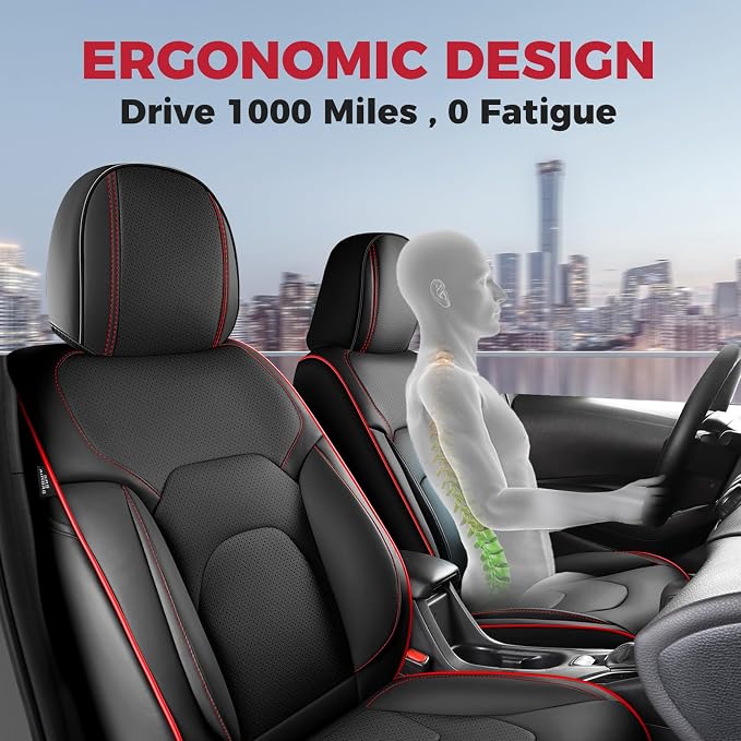 FREESOO Car Seat Covers Front Seats 2PCs, Waterproof Automotive Seat Covers - Image 5