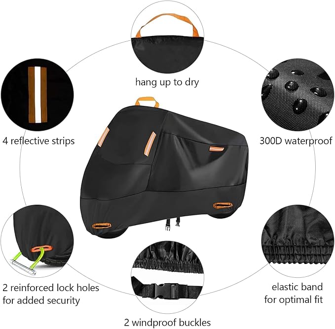 Bike Cover Outdoor Storage Waterproof - Image 4