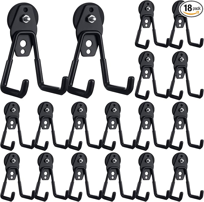 Landhoow Large Magnetic Hooks Heavy Duty Garage Magnet Hooks Strong Storage by Landhoow