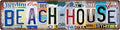 BEACH HOUSE Non-Embossed Vintage Metal Tin Street Sign Bar Cafe Garage Cave by Unknown