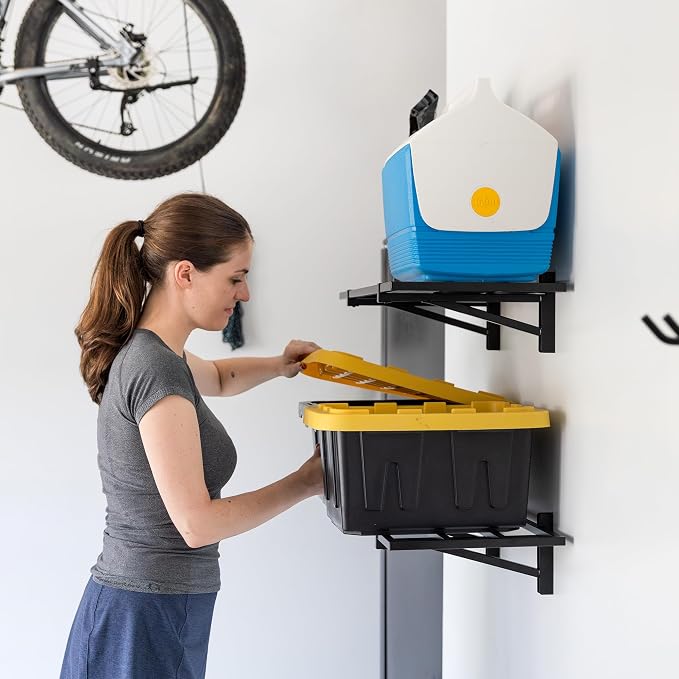 StoreYourBoard 2-Pack Heavy Duty Wall Shelves – Wall-Mounted Garage Storage - Image 2