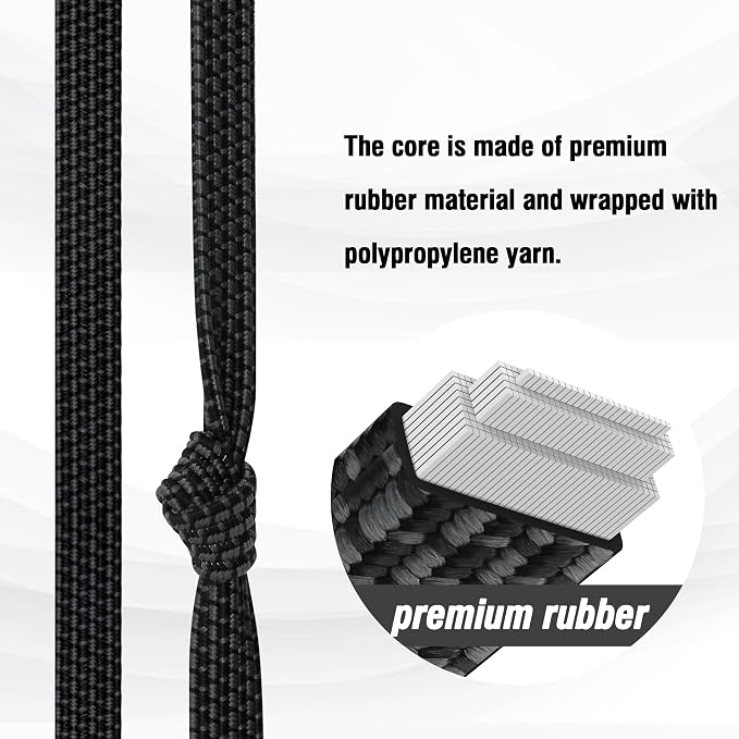 Bungee Cords with Hooks Heavy Duty, Flat Adjustable Bungee Cords with Hooks 32 - Image 5