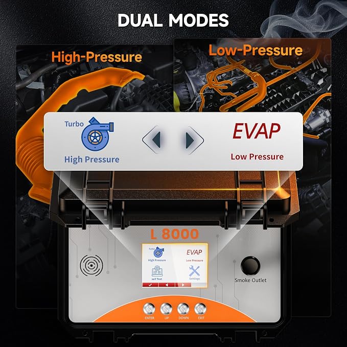 ANCEL L8000 Automotive Smoke Machine | Dual Mode Diagnostic Leak Tester - Image 2