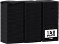 AIDEA Microfiber Cleaning Cloth Black 150PK, Microfiber Towels by AIDEAHOME