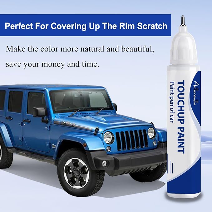 Hydro Blue Touch Up Paint for JEEP-Exact Match–Chips and Nicks Car Paint - Image 6