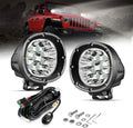 Auxbeam 4 Inch Round LED Offroad Lights 2PCS 90W LED Light Pods Round LED by Auxbeam