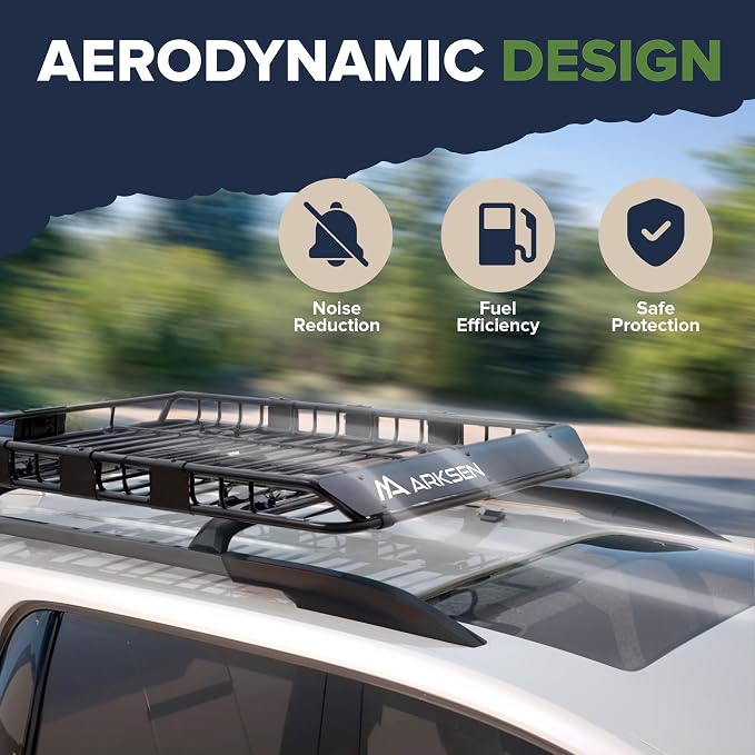 ARKSEN 54 x 39 x 5 Inch Upgrade Universal Roof Rack - Image 2