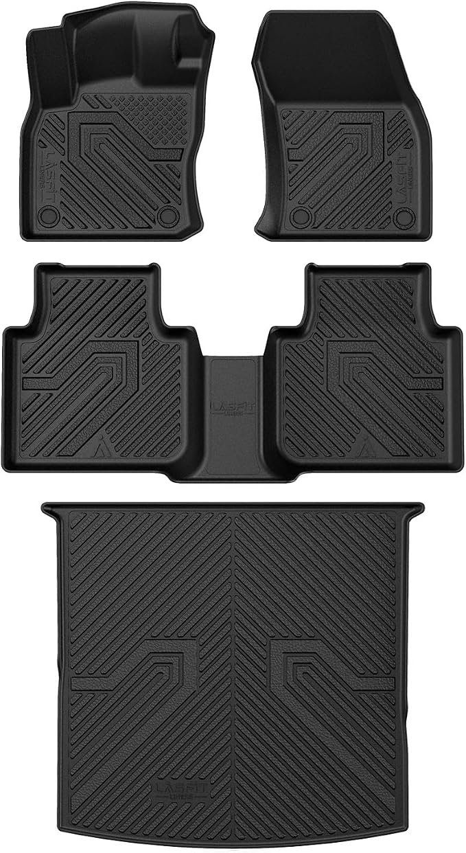 LASFIT Floor & Cargo Mats for Volkswagen Tiguan 2018 2019 2020 2021 2023 2024 - Image 9