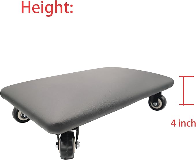 Roller Seat 360 Degree Rotating Low Stool - Image 2